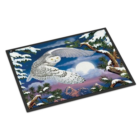 Carolines Treasures 18 x 27 in. Snowy Owl Indoor or Outdoor Mat PRS4030MAT